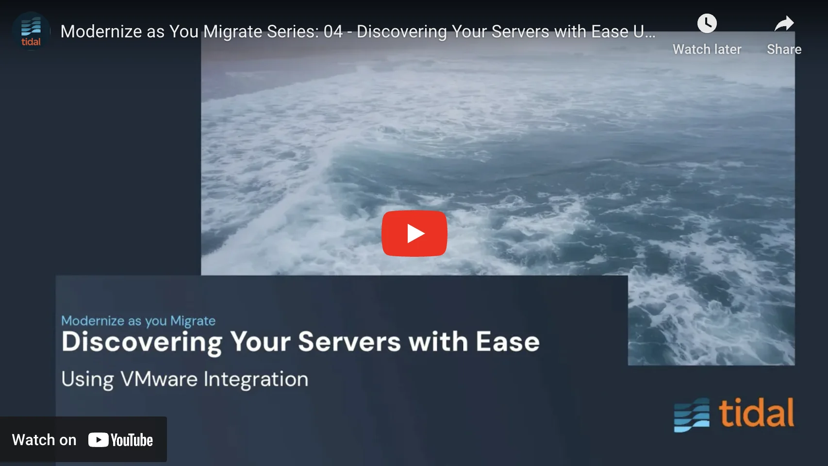 Simplify Server Discovery with Tidal Accelerator's VMware Integration